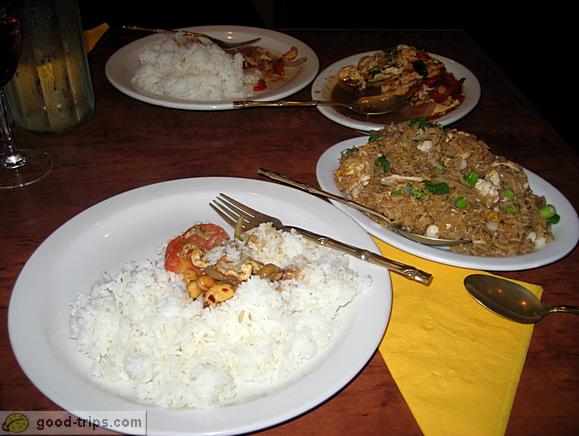 Tasteful Thai food in restaurant in Huskisson