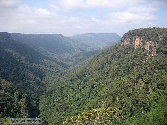 Morton National Park <br> View of Morton National Park from lookout point