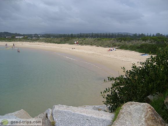 Nice beach in Narooma