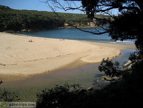 Beach at Wattamolla Lagoon