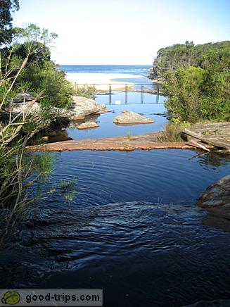 Above Wattamolla Lagoon in Royal National Park