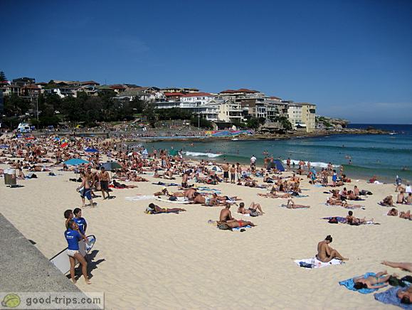 People at Bondi Beach