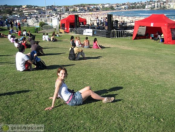 Concert party at Bondi Beach