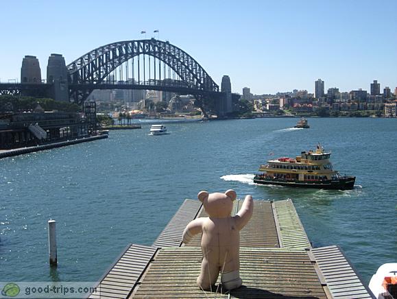 View of Harbour Bridge from Circular Quay