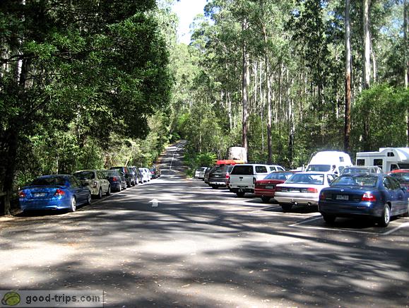 Parking Area for Erskine Falls