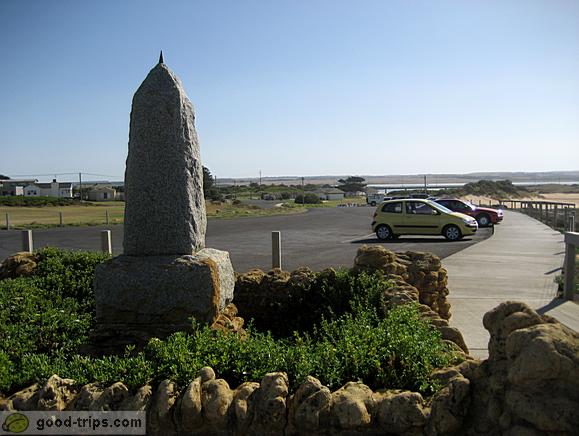Peterborough parking area near beach