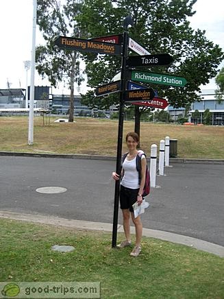 Directions for Flushing Meadows, Roland Garros, Wimbledon