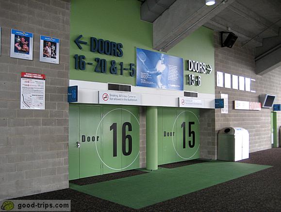 Entrances for Rod Laver Arena