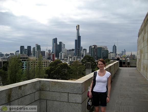 Vista platform on Shrine of Remembrance