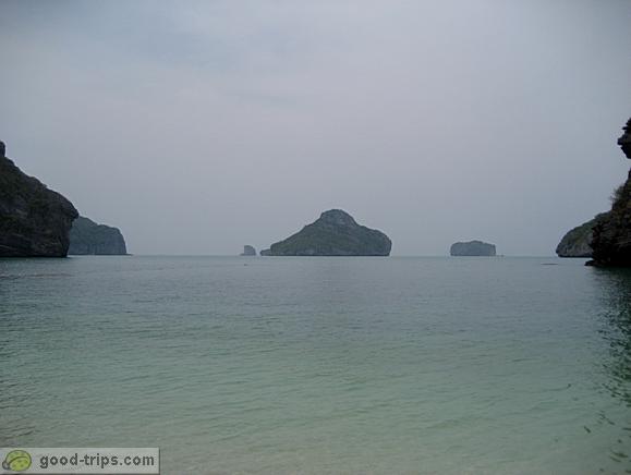 View of the Islands of Ang Thong National Marine Park