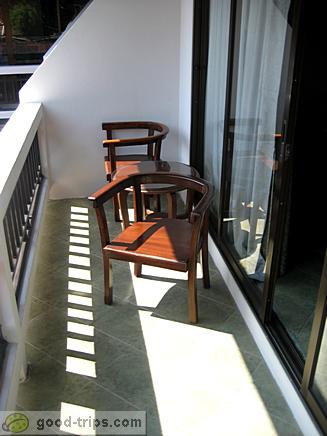Balcony at Seascape Beach Hotel room