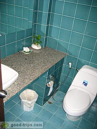 Bathroom in Seascape Beach Hotel room