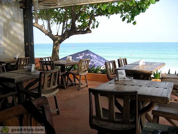 Restaurant with a nice view