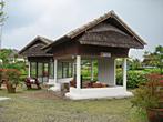Samui Airport - Smoking area in the beautiful natural surroundings 