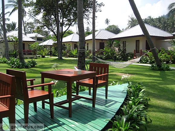 Resort <br> Tables of restaurant in Promtsuk Buri resort