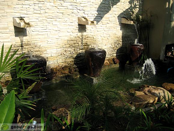 Resort <br> Small fountain near reception